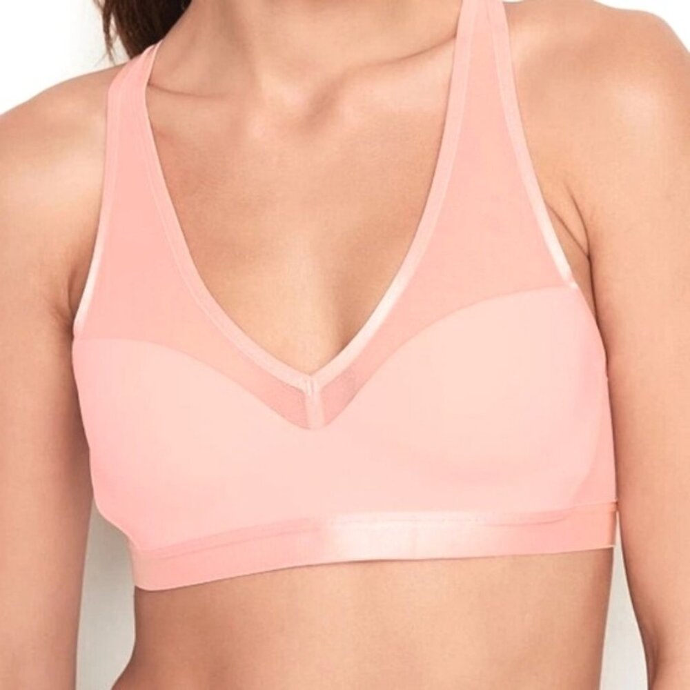 Victorias's Secret Elegant Pink Mesh Bra - Picture 2 of 11